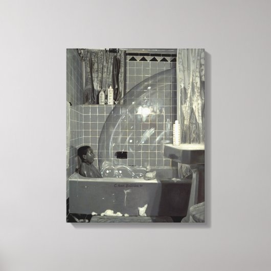 少年とバブル1990 キャンバスプリント (正面)