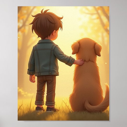 少年と彼の犬 ポスター (正面)