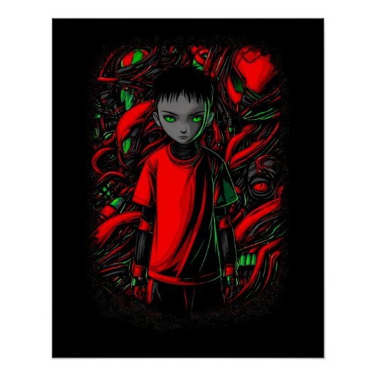 少年と機械たち ポスター (正面)