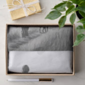 少年と犬の国の側の切り離し 薄葉紙 (ギフト)