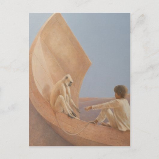 少年と猿2010 ポストカード (正面)