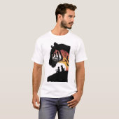 少年と虎の友情 Tシャツ (正面フル)
