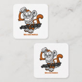 少年に過ぎない猿 スクエア名刺 (正面/裏面)