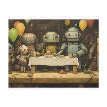 少年のおもしろいバースデーパーティ招待状#2