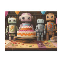 少年のおもしろいバースデーパーティ招待状#4