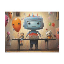 少年のおもしろいバースデーパーティ招待状#5