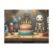 少年のおもしろいバースデーパーティ招待状#8