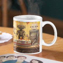 少年のおもしろい誕生会マグカップ#13