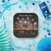 少年のおもしろい誕生日パーティー紙プレート#6 ペーパープレート (パーティー)