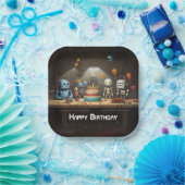 少年のおもしろい誕生日パーティー紙プレート#8 ペーパープレート (パーティー)