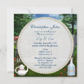 少年のお披露目&マッドハッターのティーパーティー ベビーシャワー 招待状 (裏面)