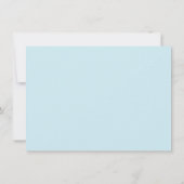 少年のかぼちゃの赤ちゃんシャワー招待状 招待状 (裏面)