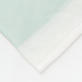 少年のかわいい緑のトリケラトプス恐竜と子どもの名前 フリースブランケット (角)