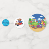 少年のために列車と車 コンフェッティ (正面)