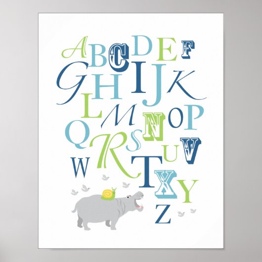 少年のためのアルファベットポスター ポスター (正面)