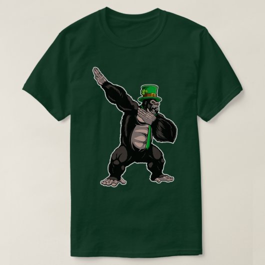 少年のためのダビングGorillaレプレシャンSt patricks day Tシャツ (デザイン正面)