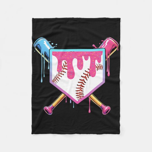 少年のためのドリップを販売アイスクリームドリップ少年たち販売 フリースブランケット (正面)