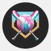 少年のためのドリップを販売アイスクリームドリップ少年たち販売 ラウンドシール (正面)