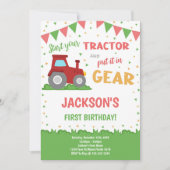 少年のためのファームパーティー 招待状 (正面)