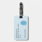 少年のためのブルーオポッサムの手紙 ラゲッジタグ (裏面縦)