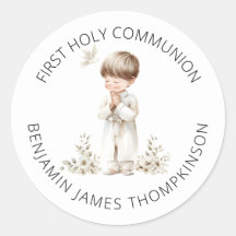 少年のためのミニマルな最初の聖餐式