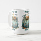 少年のための小さなブーのカボチャ コーヒーマグカップ (正面左)