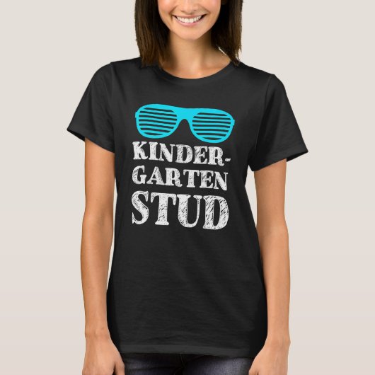少年のための幼稚園スタッド新学期 Tシャツ (正面)