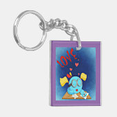 少年のための秘密クラッシュギフトアイディアカスタマイズ キーホルダー (正面左)