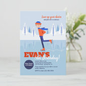 少年のアイススケートへの招待 招待状 (スタンド正面)