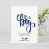 少年のアナウンスメントカードだ 案内状 (スタンド正面)