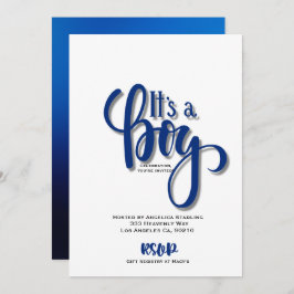 少年のアナウンスメントカードだ 案内状