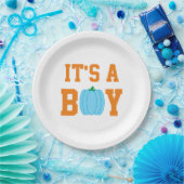 少年のカボチャだ ペーパープレート (パーティー)