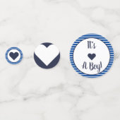 少年のサッカーでカスタマイズ可能な紙吹雪 コンフェッティ (正面)