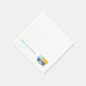 少年のトラック スタンダードカクテルナプキン (角)