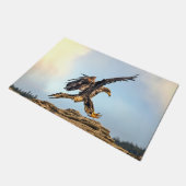 少年のハゲ・イーグルがその着陸技術を練習する。 ドアマット (アングル)