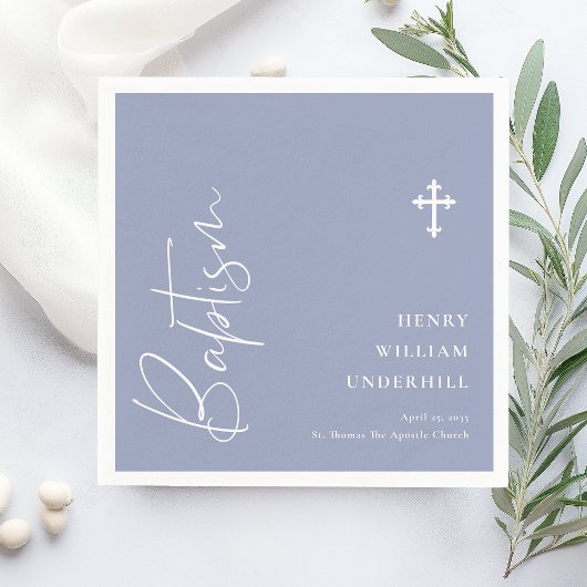 少年のバプテスマ スタンダードカクテルナプキン