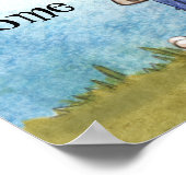 少年のバードハウスギフトホームTweet Home ポスター (角)