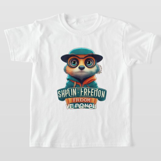少年のファッション Tシャツ (レイダウン)