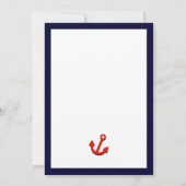 少年のベビーシャワー招待状 招待状 (裏面)