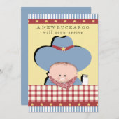 少年のベビーシャワー招待状 招待状 (正面/裏面)