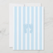 少年のベビーシャワー招待状 招待状 (裏面)