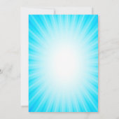 少年のボーリングの夜の招待 招待状 (裏面)