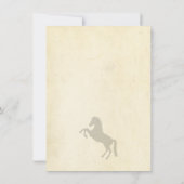 少年のワイルドウェスト誕生日パーティー招待状 招待状 (裏面)