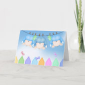 少年の三つ子 カード (正面)