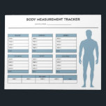 少年の体測定の重量損失トラッカーゴール ノートパッド<br><div class="desc">少年の体測定Weight Loss Trackerゴールメモ帳。この体測定トラッカーのメモ帳で毎週進捗状況を記録する。横向き青バージョン。</div>