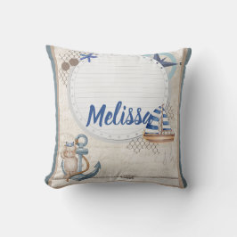 少年の冒険航海の待ち クッション