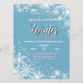 少年の冬のオネダーランド1st誕生日 招待状 (正面/裏面)