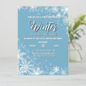 少年の冬のオネダーランド1st誕生日 招待状 (スタンド正面)