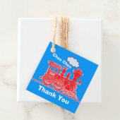 少年の名前の年齢トレインの赤い青の誕生日 フェイバータグ (インサイチュ)