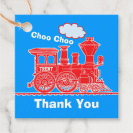 少年の名前の年齢トレインの赤い青の誕生日 フェイバータグ